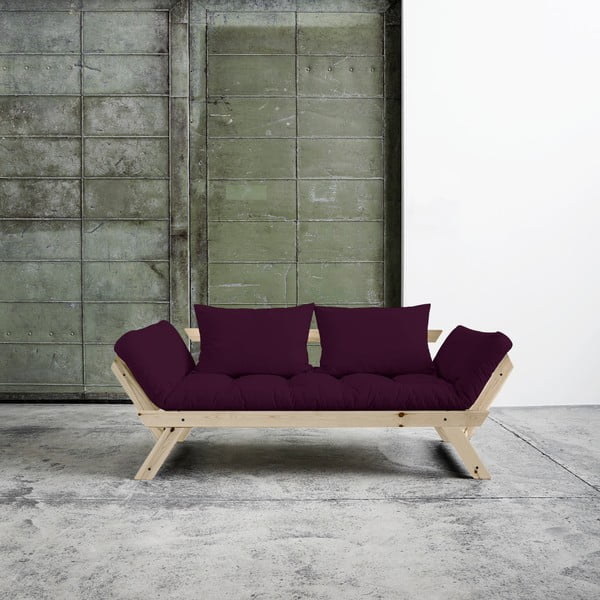 Kintama sofa "Karup Bebop Natural/Purple Plum