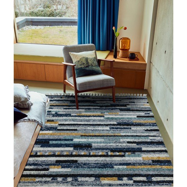 Mėlynas kilimas Asiatic Carpets Emir, 200 x 290 cm-image-4