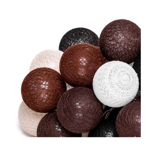 Rudos spalvos LED lempučių girlianda LUKKA, 30 lempučių-image-3