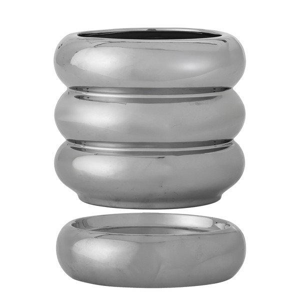 Iš molio gėlių vazono dangtelis ø 16 cm Shine – Bloomingville-image-2