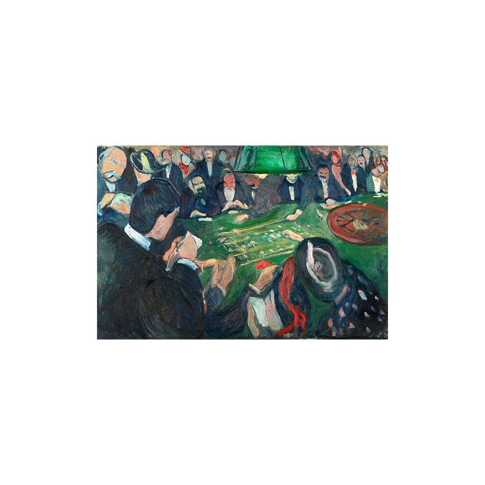 Edvard Munch reprodukcija At the Roulette Table in Monte Carlo, 40 x 26 cm