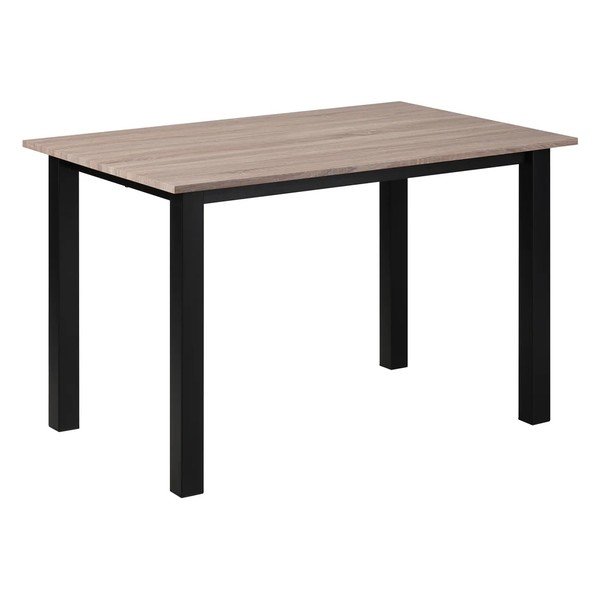 Valgomojo stalas su ąžuolo dekoro stalviršiu 80x120 cm Durham – Støraa
