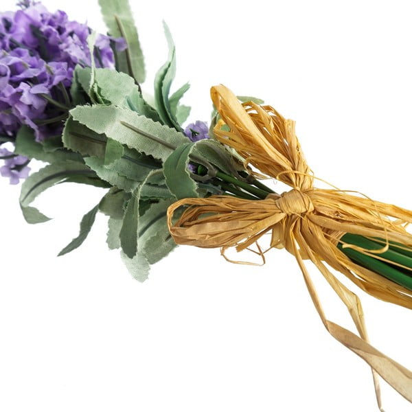 Dirbtinės gėlės 3 vnt. (aukštis 32 cm) Lavender Bouquet – Casa Selección-image-3