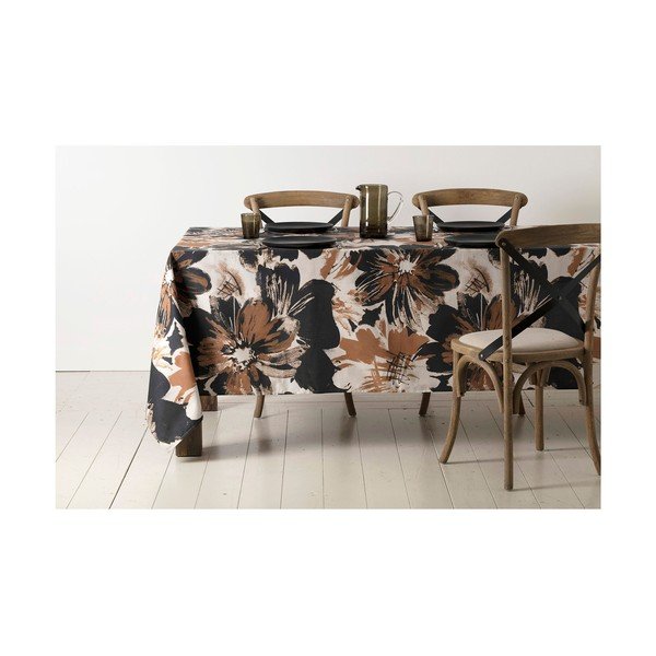 Medvilninė staltiesė 160x260 cm Fleurs - Côté Table