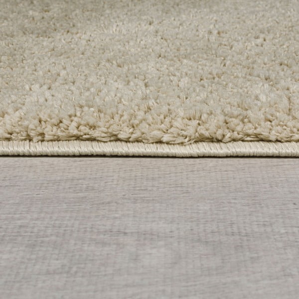 Skalbiamas iš perdirbto pluošto kilimas smėlio spalvos 120x170 cm Fluffy – Flair Rugs-image-4