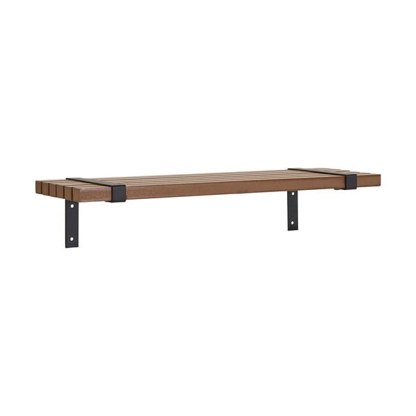 Natūralios spalvos sieninė lentyna iš uosio 50 cm Luxor – House Nordic-image-2