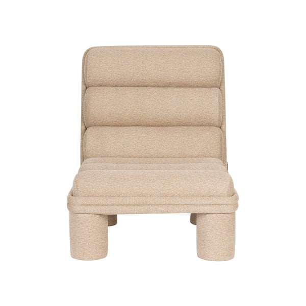 Smėlio spalvos iš boucle krėslas Fern – Dutchbone