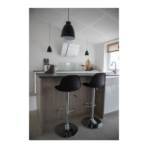 Su pasukimo funkcija baro taburėtės juodos spalvos 2 vnt. 82 cm Trondheim – House Nordic-image-2