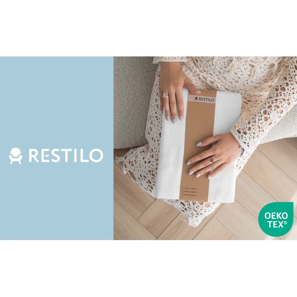 Baltos spalvos užuolaida 140x250 cm Valeta – Restilo-image-4