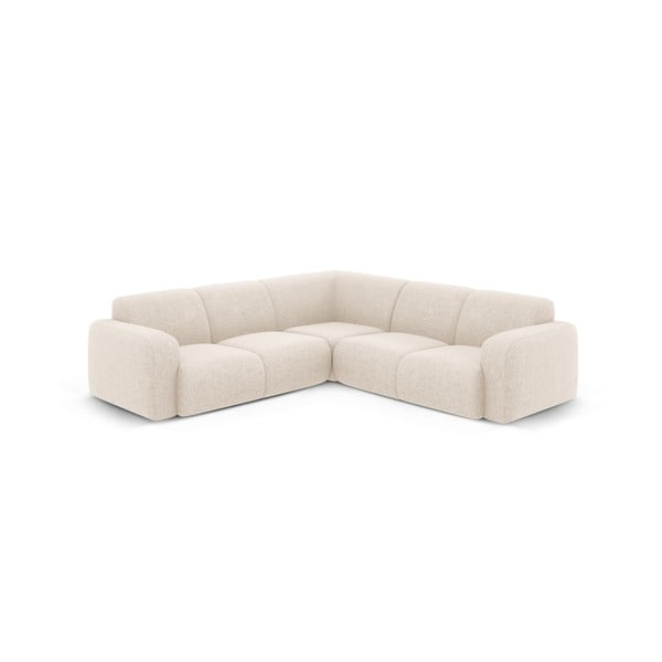 Kampinė sofa smėlio spalvos (kintama/„L“ formos) Molino – Micadoni Home-image-1