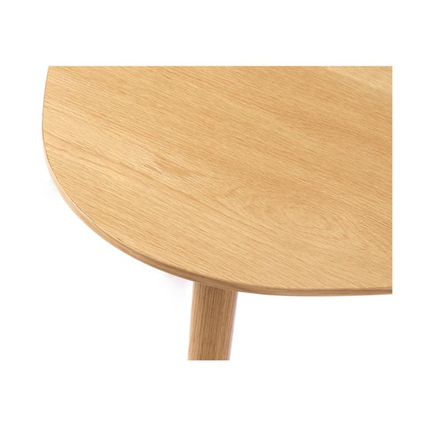 Kavos staliukai natūralios spalvos 2 vnt. iš ąžuolo 70x100 cm Adda – Unique Furniture-image-4