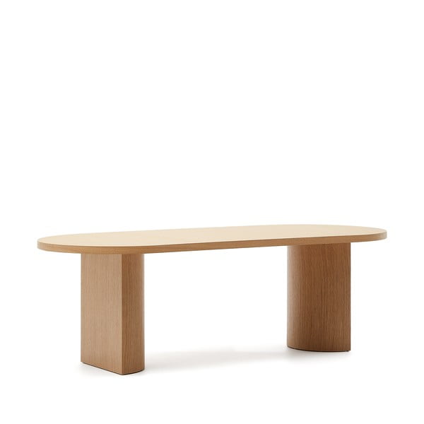 Valgomojo stalas iš ąžuolo 100x240 cm Nealy – Kave Home-image-3