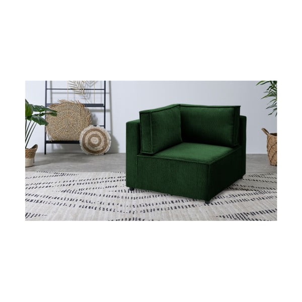 Modulinė sofa žalios spalvos iš kordinio velveto (kintama) Nihad modular – Bobochic Paris-image-1