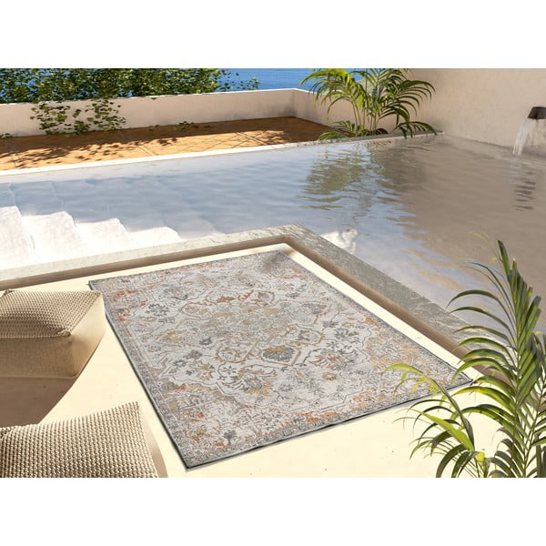 Lauko ir vidaus kilimas kreminės spalvos 120x170 cm Samara – Universal-image-1