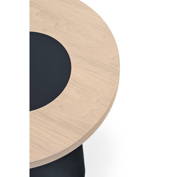 Mėlynos spalvos/natūralios spalvos kavos staliukas iš uosio 50x120 cm Nori – Teulat-image-4