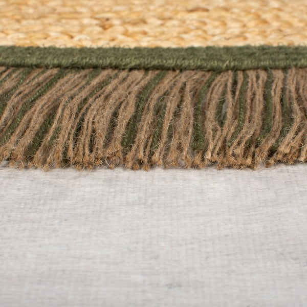 Natūralios spalvos apvalus kilimas ø 180 cm Kahana - Flair Rugs-image-3