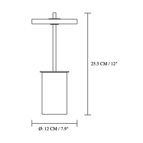 Pilkos spalvos iš marmuro stalinis šviestuvas LED su pritemdymo funkcija (aukštis 25,5 cm) su metaliniu gaubtu Asteria Move Mini – UMAGE-image-3