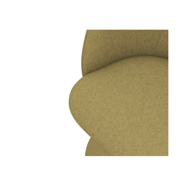 Garstyčių spalvos iš audinio valgomojo kėdė Maia – Makamii-image-4