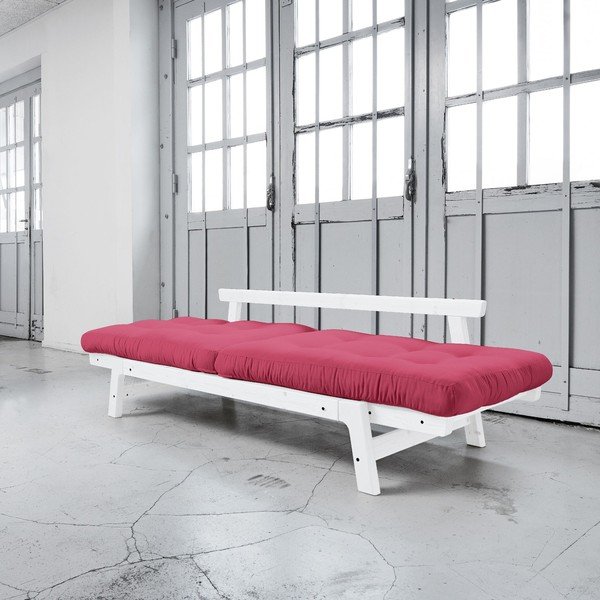 Sofa lova "Karup Step" balta/magenta-image-3