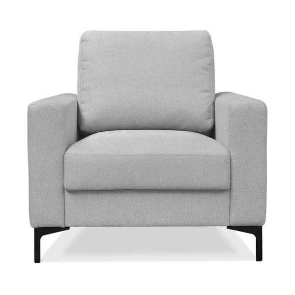 Šviesiai pilkas fotelis Kosmopolitinis dizainas Atlanta
