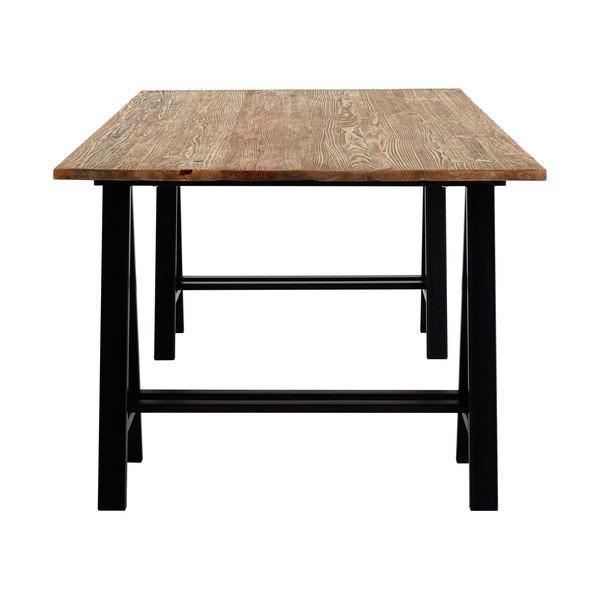 Valgomojo stalas iš pušies masyvo 100x200 cm Hampstead – Premier Housewares-image-3