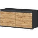 Ąžuolo dekoro batų spinta su suoleliu Lissabon - Germania