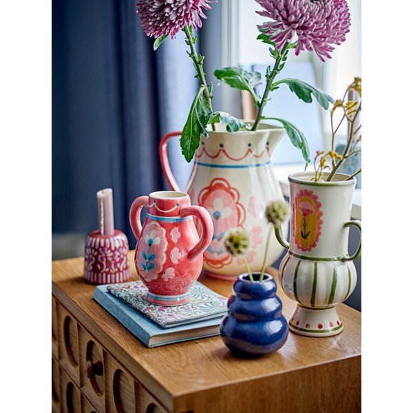 Smėlio spalvos iš akmens masės dažyta rankomis vaza (aukštis 21 cm) Odina – Bloomingville-image-3