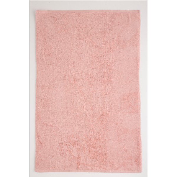 Rožinis medvilninis vonios rankšluostis El Delfin Lisa Coral, 70 x 140 cm-image-1