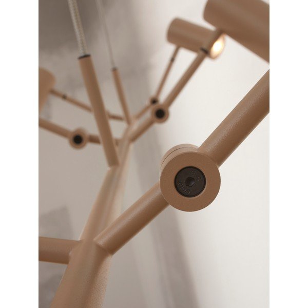 Kabantis šviestuvas smėlio spalvos su metaliniu gaubtu Montreux – it's about RoMi-image-4