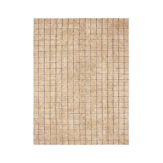 Rankų darbo gintarinės spalvos iš vilnos kilimas 170x240 cm Mosaic Amber – Lorena Canals