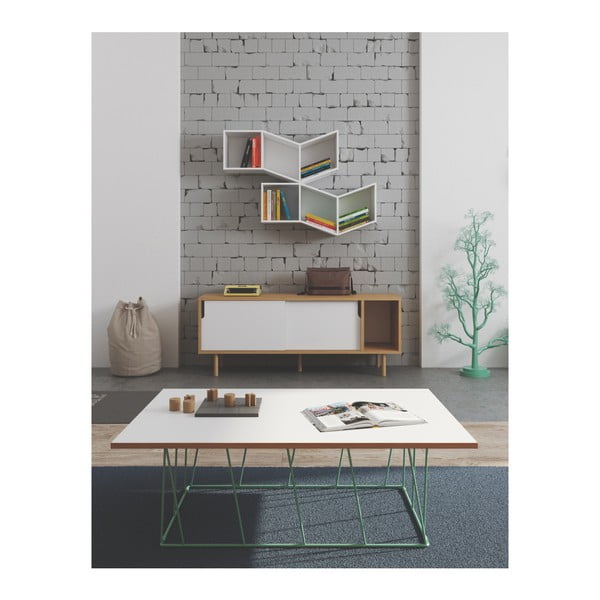 Balta komoda TemaHome Dann Oak-image-2