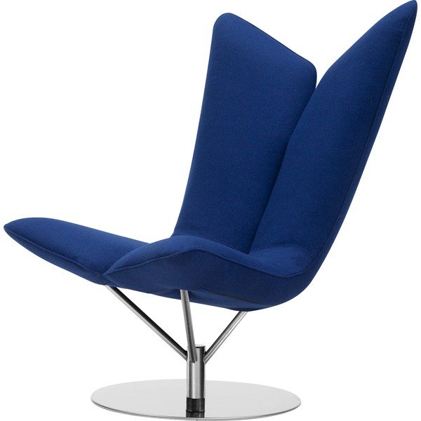 Tamsiai mėlyna sukamoji kėdė Softline Angel-image-2