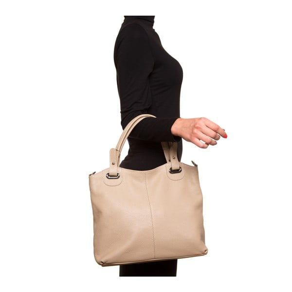 Pilkai ruda odinė rankinė Luisa Vannini Nena-image-4