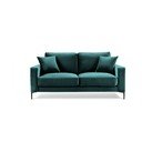 Turkio spalvos aksominė sofa Kooko Home Harmony, 158 cm