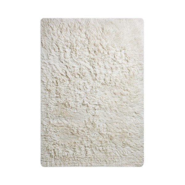 Baltos spalvos iš vilnos kilimas 200x290 cm Dala – MADE