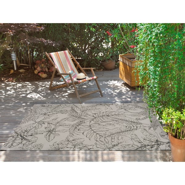 Kreminis lauko kilimas Universal Tokio Leaf, 160 x 230 cm-image-1