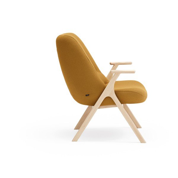 Krėslas garstyčių spalvos Dins – Teulat-image-2