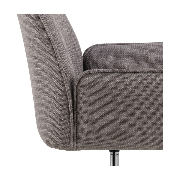 Pilkos spalvos biuro kėdė Glenda – Actona-image-3