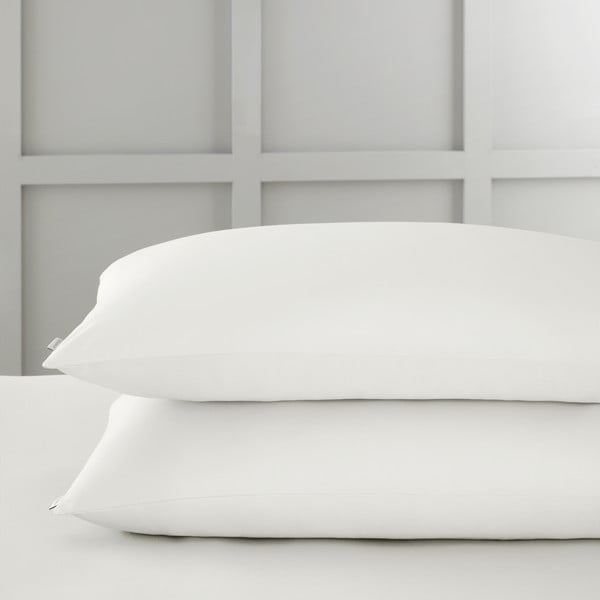 Iš satino medvilnės pagalvės užvalkalai 2 vnt. 50x75 cm Cotton Sateen – Bianca-image-1