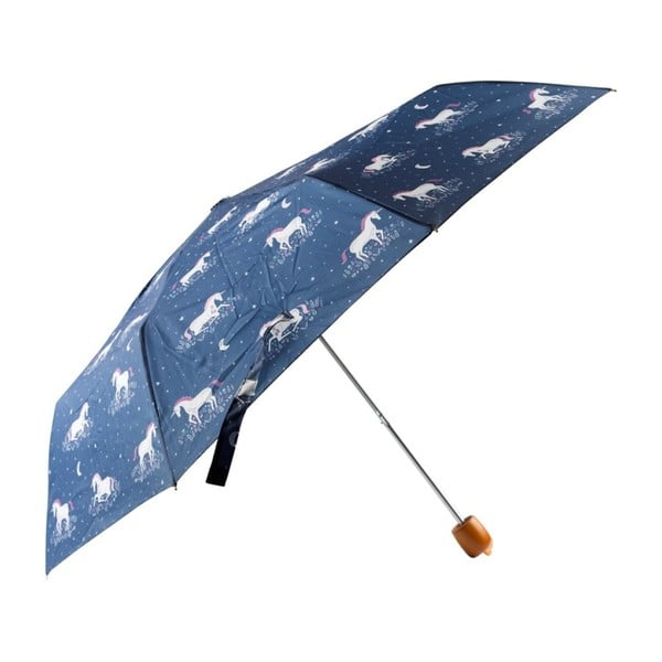 Mėlynas skėtis Sass & Belle Starlight vienaragis