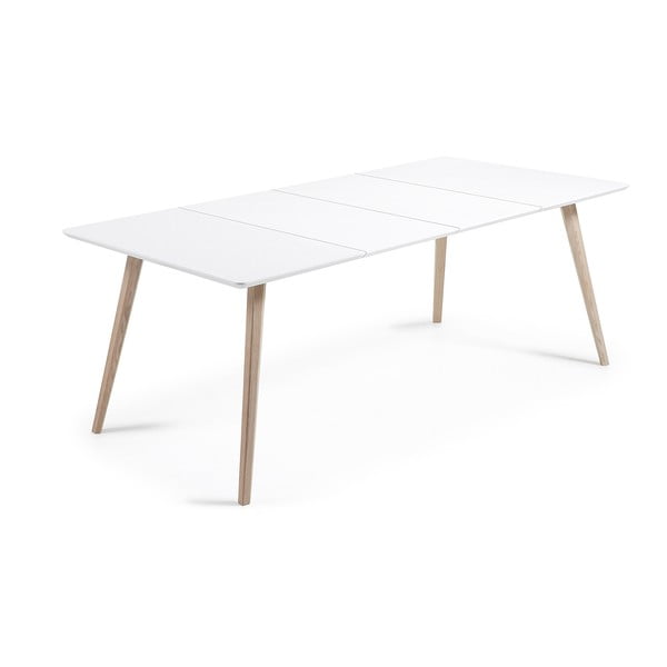 Prailginamas valgomojo stalas su papildomu stalviršiu 90x140 cm Eunice – Kave Home-image-4