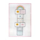 Vaikiškas kilimas baltos spalvos/rožinės spalvos 120x170 cm Bouncy – Hanse Home