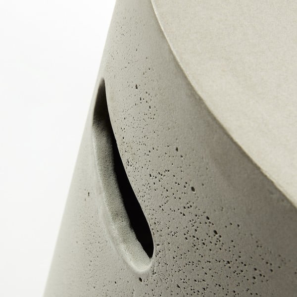 Pilka cementinė taburetė La Forma Rhette-image-2