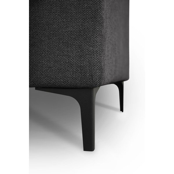 Antracito spalvos kampinė sofa iš šenilinio audinio (su dešiniuoju kampu/„U“ formos) Fabian – Scandic-image-4