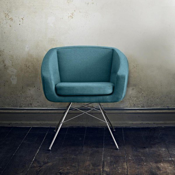 Turkio spalvos fotelis Softline Aiko-image-1