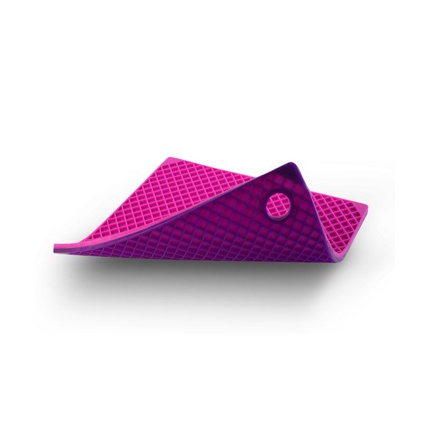 Silikoninis puodų kilimėlis, rožinis/violetinis-image-1