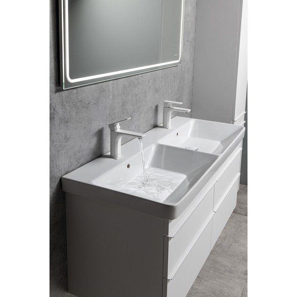 Kriauklei čiaupas baltos spalvos stovimas Spy – Sapho-image-2