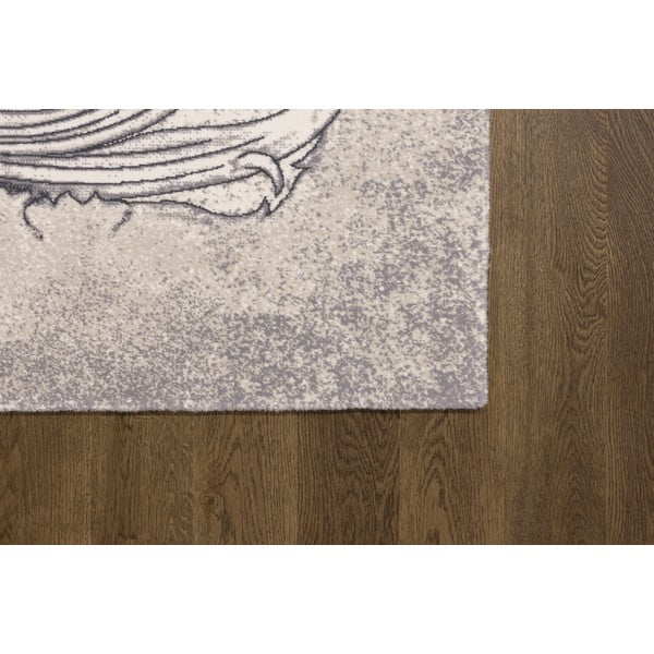 Kilimas iš vilnos kreminės spalvos 130x190 cm Mawson – Agnella-image-2