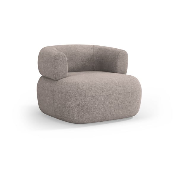 Iš boucle krėslas smėlio spalvos Jenny – Micadoni Home
