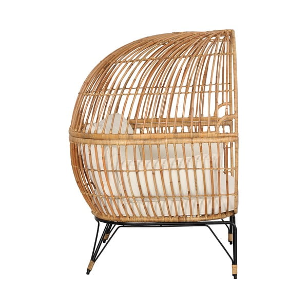 Sodo kėdė iš ratano Bonami Essentials Nodi Beige-image-3